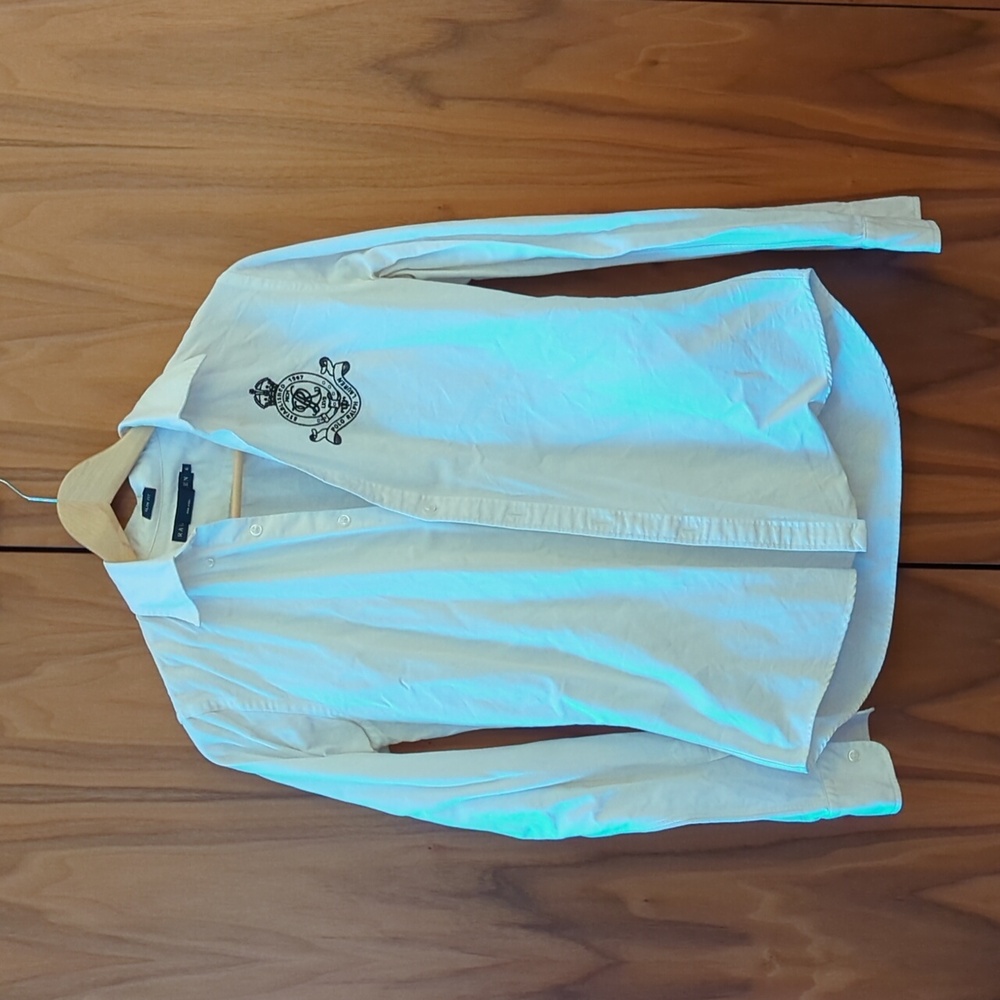 White Ralph Lauren Slim Fit Polo